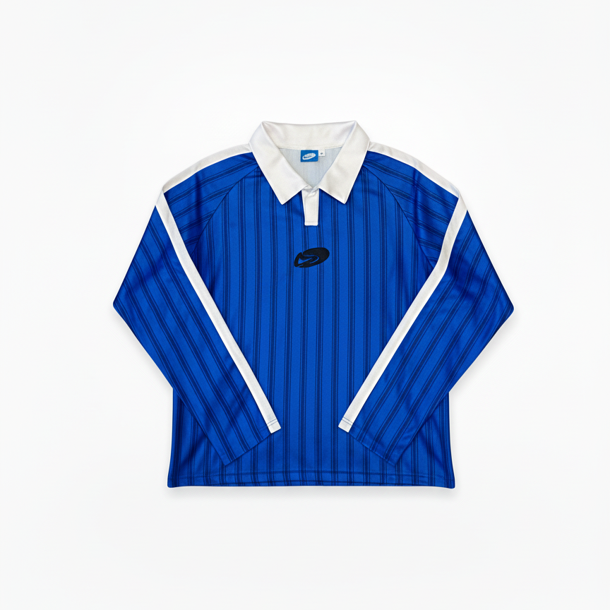 Blue retro jersey